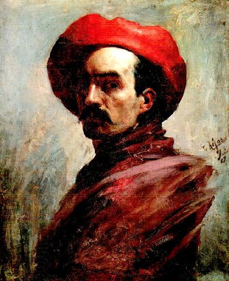 Cristobal Rojas Self portrait oil painting picture